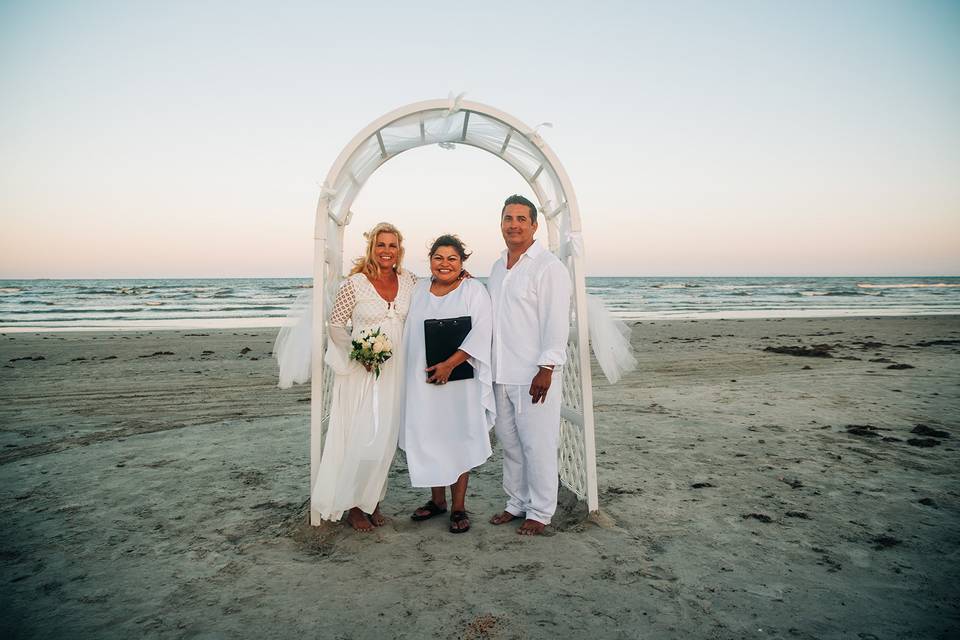 Beach wedding