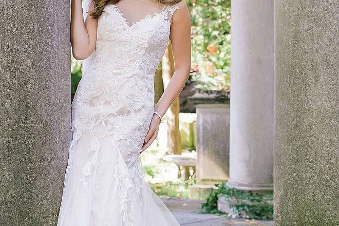 Crisp white dresses