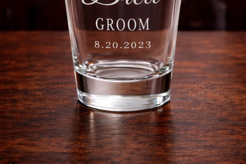 Groom Shot Glass