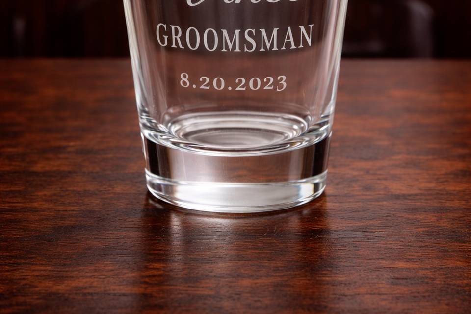 Groomsman Shot Glass