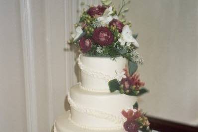 Wedding cake display