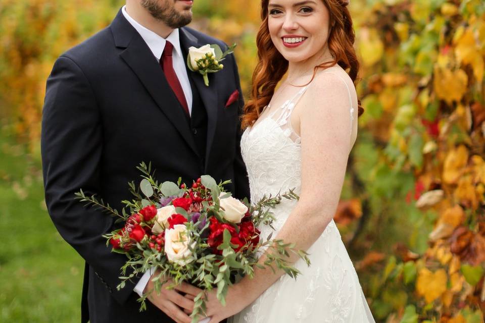 Bride and Groom in Loudoun