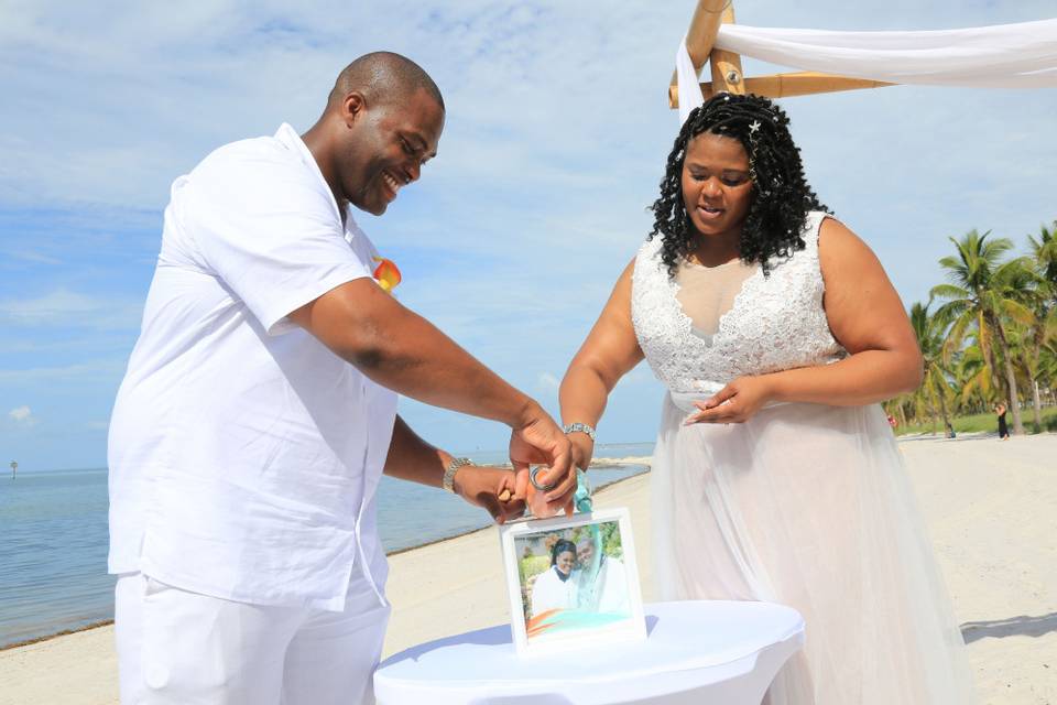 Sand ceremony