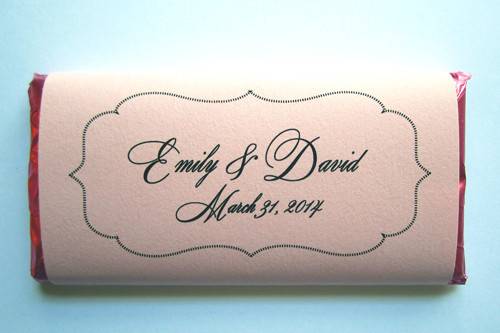 Maison Bouche chocolate bar personalized for your big event!