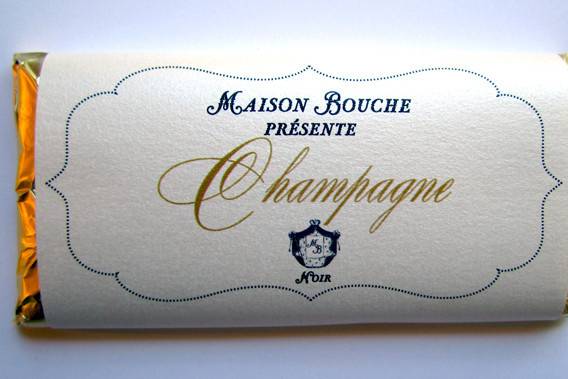 Maison Bouche Champagne Bar - This bar is designed to balance the earthy-ness of dark chocolate with the perfume of Champagne's most famous fruit.