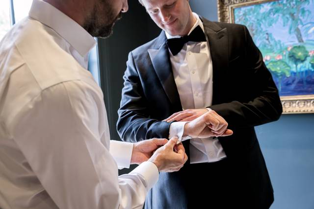 Best man and the groom