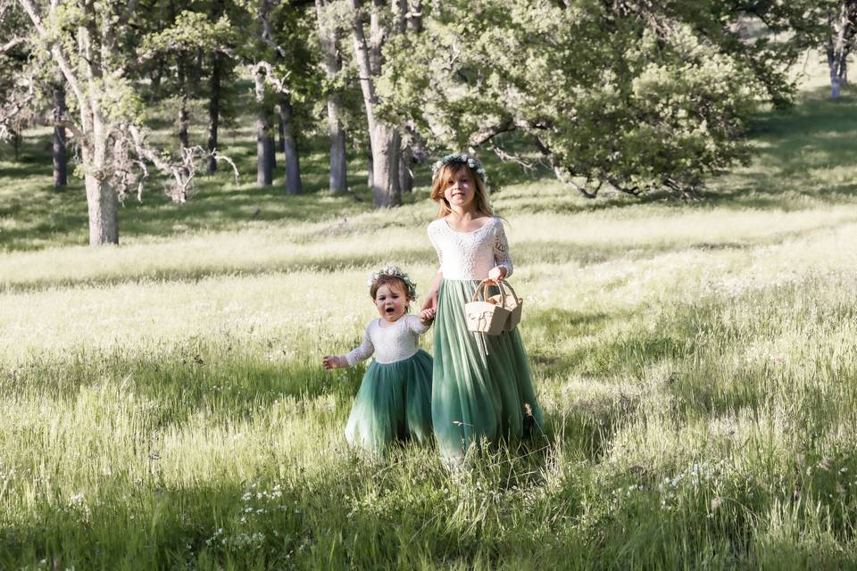 The flower girls