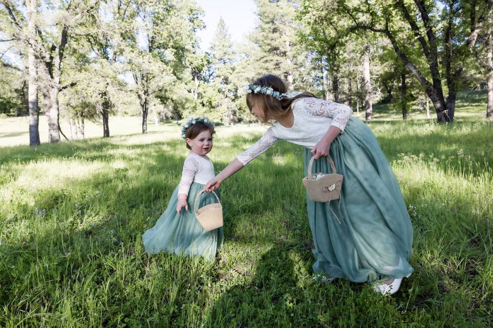 The flower girls