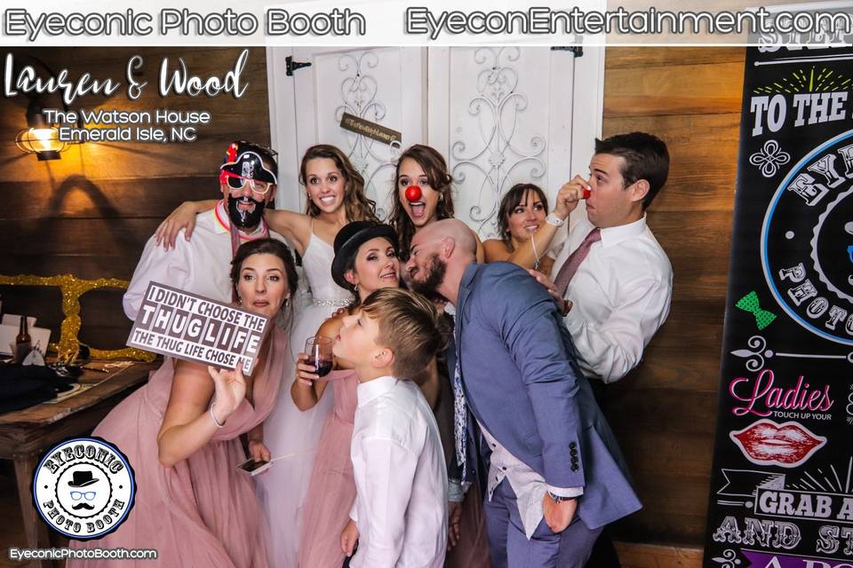 Lauren & Wood Photo Booth