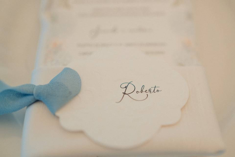 Guest seating placecard
