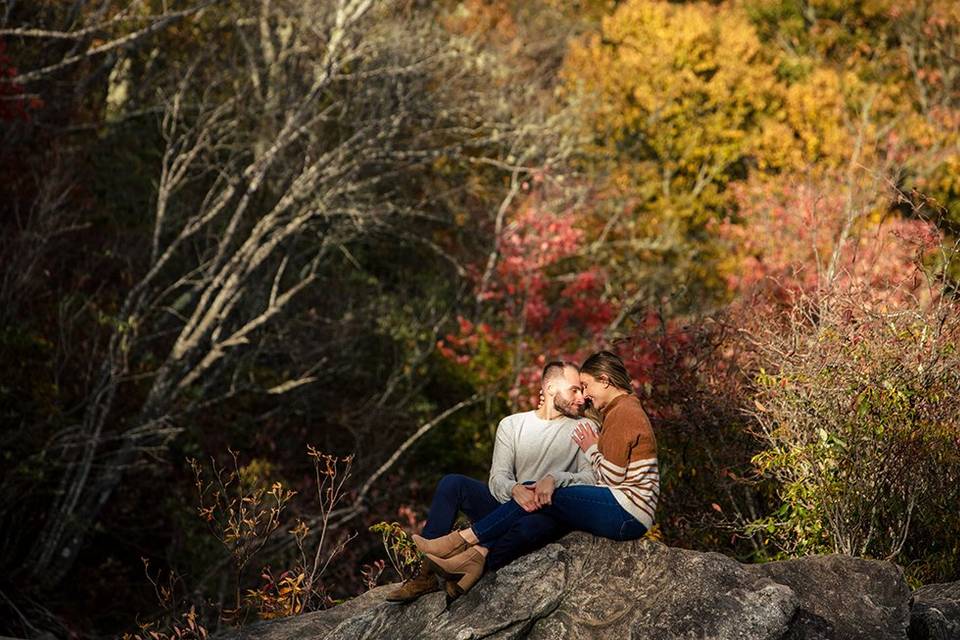 Fall Mountain Engagement