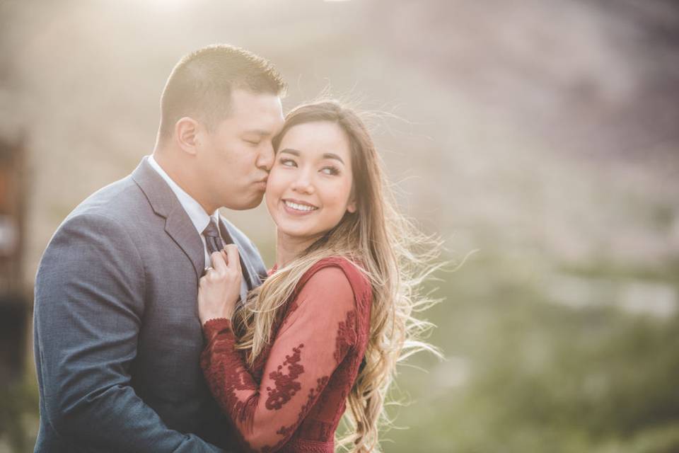 Jana & Tommy's Engagement Shoot at the El Dorado Ghost Town outside of Las Vegas