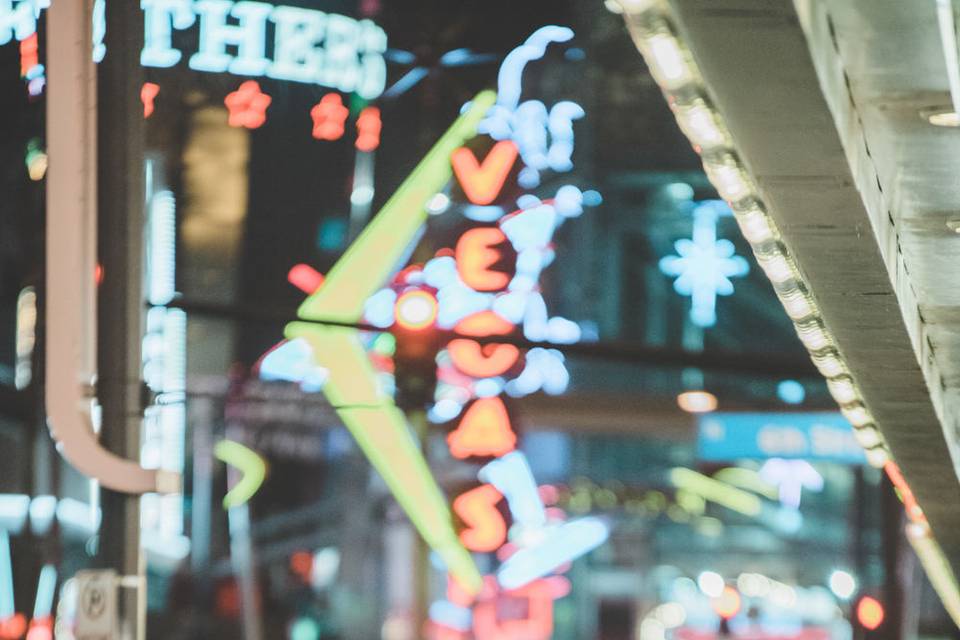 Mark & Scotts Engagement Shoot in Downtown Las VEgas