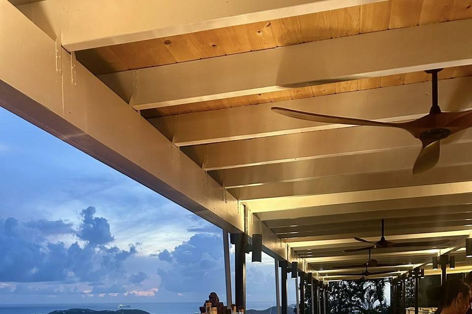 Rainbow over Pool Deck