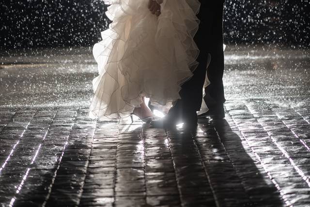 Candid moments in the rain