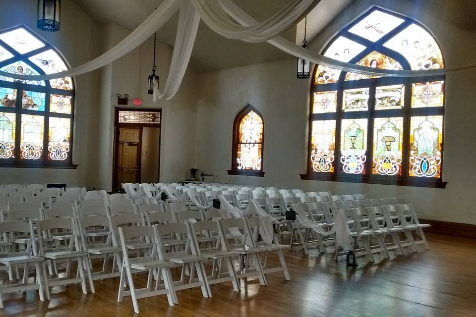 Indoor ceremony