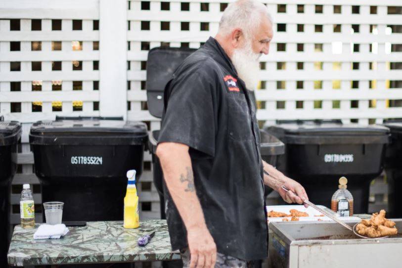 Outdoor catering