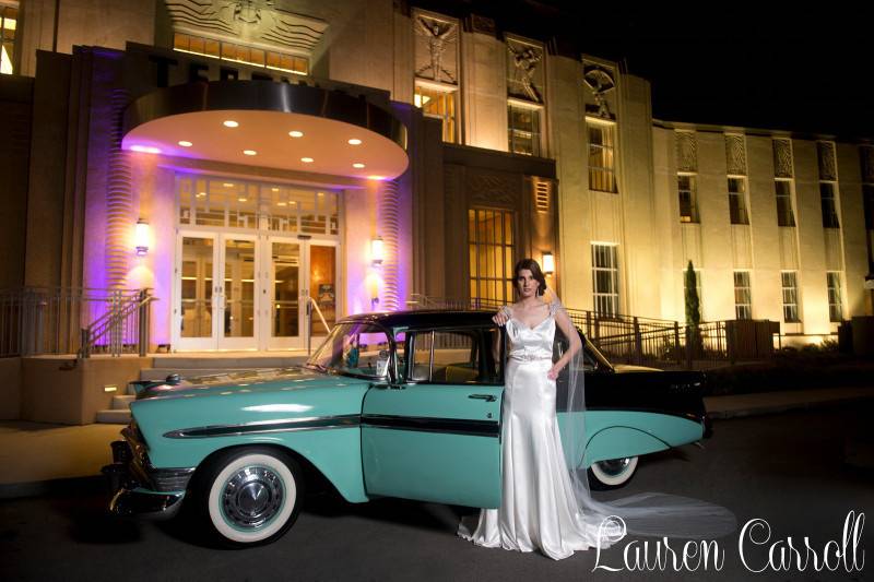 Art-Deco Wedding Entrance