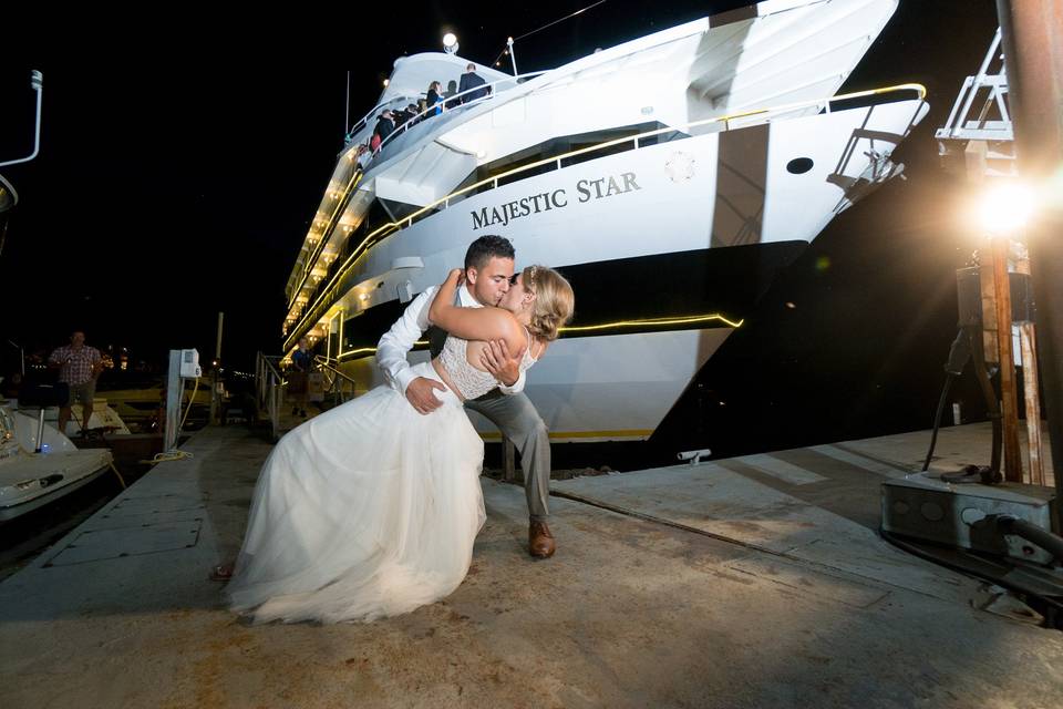 Majestic Star on dock