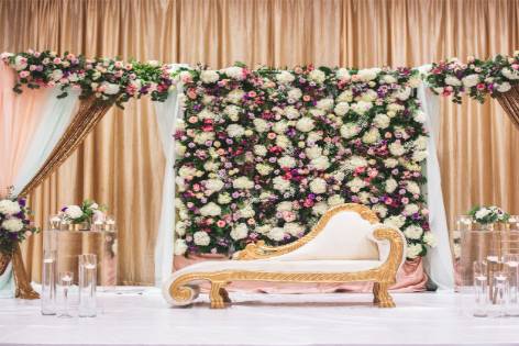 Reception Fresh Flower Wall