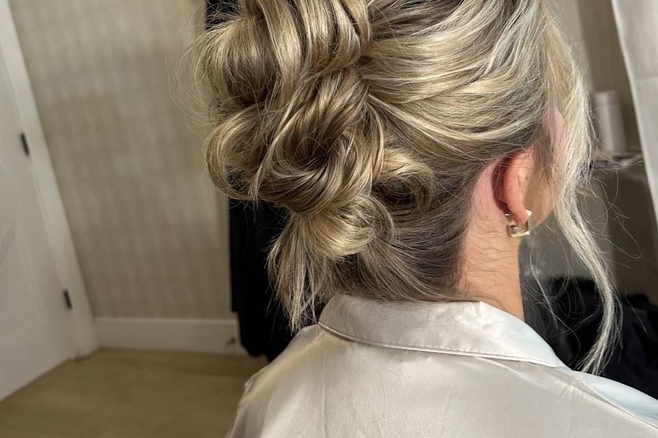 Bridesmaids hair- updo