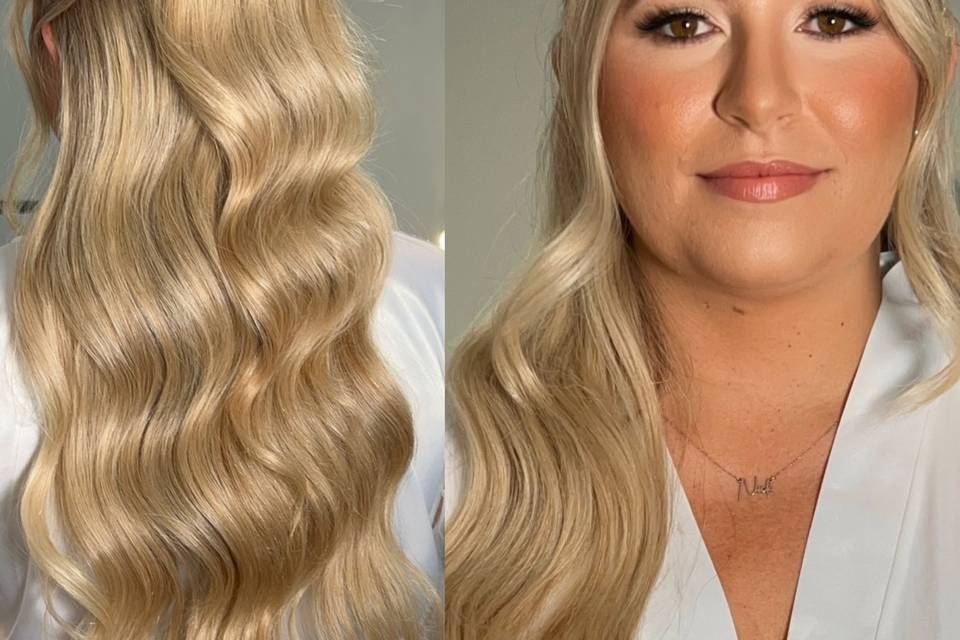 Curated hair and makeup