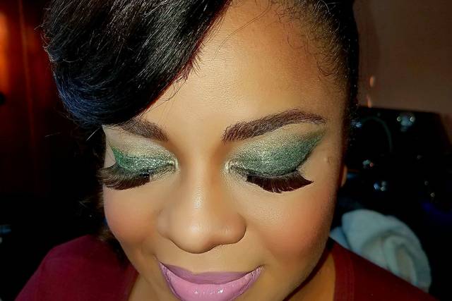 After Bridesmaid 1 Green Dress