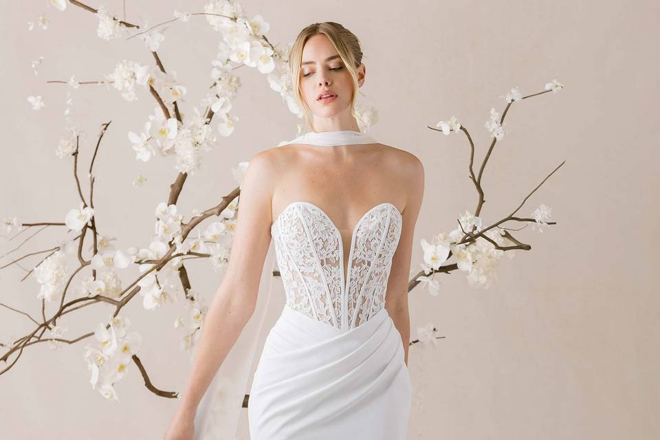 Crepe and lace
