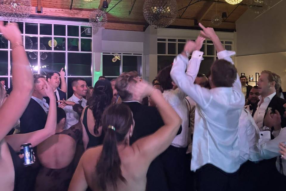 The energy on the dance floor