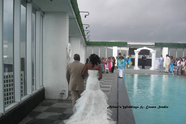 Down the aisle