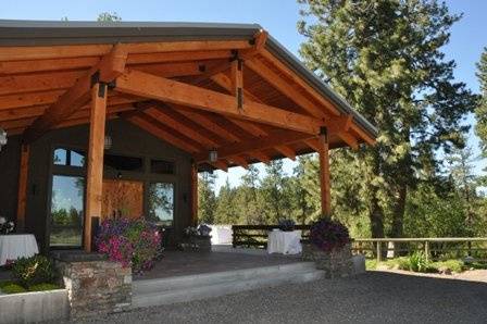 Entrance to our newly remolded Northwest style lodge.  Photos compliments of Cascade Photography