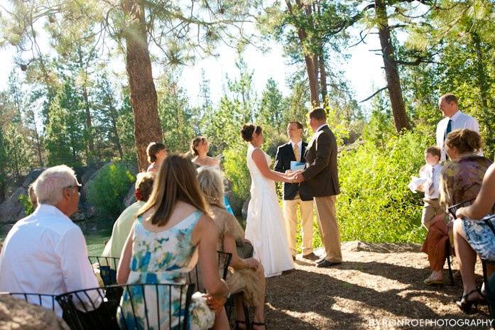 Cam and Kira's wonderful July wedding.Photo compliments of Byron Roe Photography