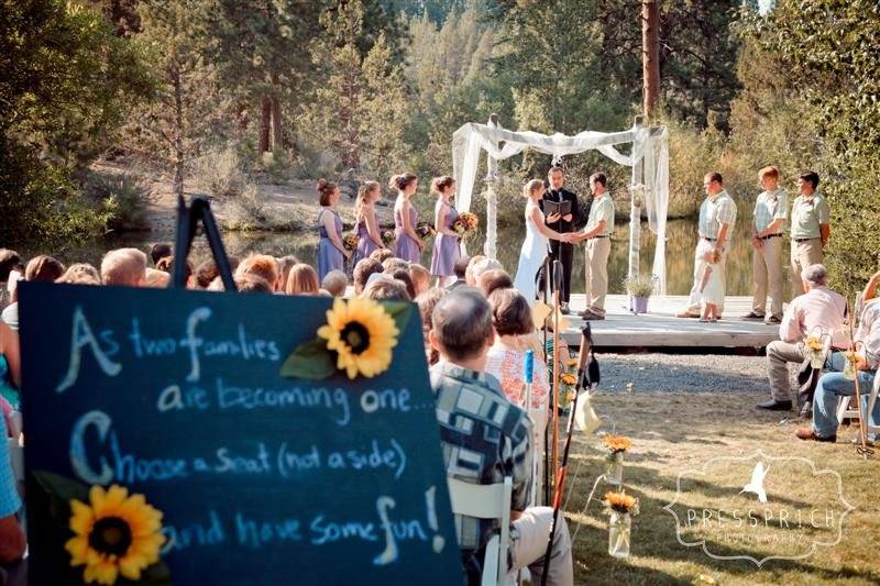 Kyla and Josh's August Wedding. Creative and fun! So expressive of their outdoorsy interests and good heart-ed natures.Photos compliments of Pressprich Photography.