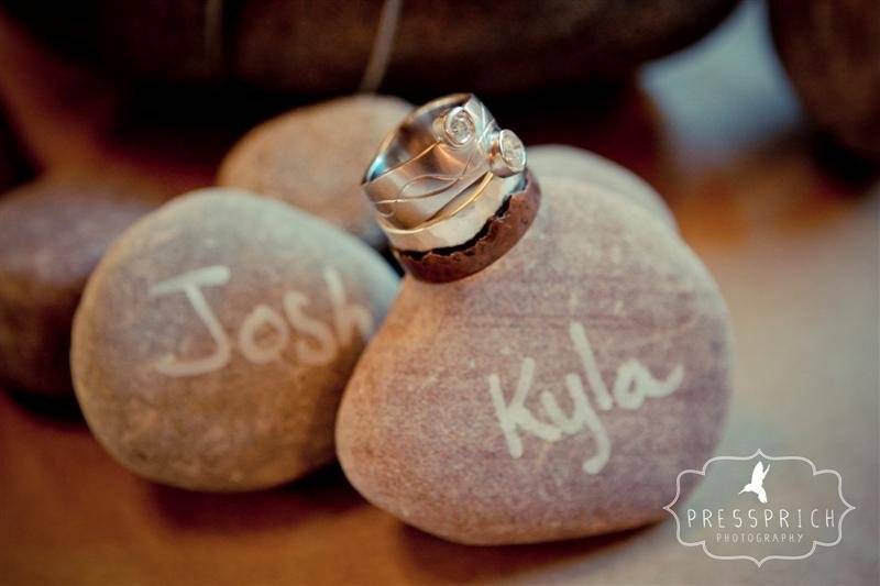 Kyla and Josh's August Wedding. Creative and fun! So expressive of their outdoorsy interests and good heart-ed natures.Photos compliments of Pressprich Photography.