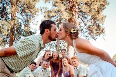 Kyla and Josh's August Wedding. Creative and fun! So expressive of their outdoorsy interests and good heart-ed natures.Photos compliments of Pressprich Photography.