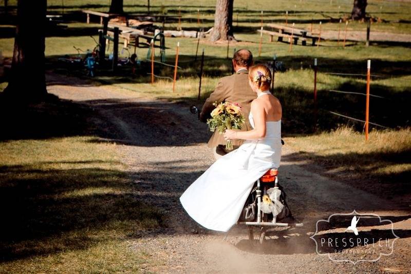 Kyla and Josh's August Wedding. Creative and fun! So expressive of their outdoorsy interests and good heart-ed natures.Photos compliments of Pressprich Photography.