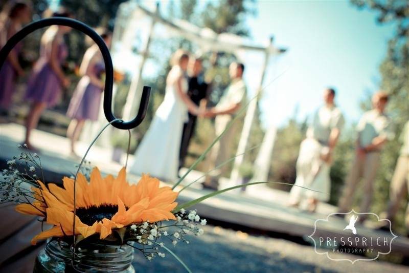 Kyla and Josh's August Wedding. Creative and fun! So expressive of their outdoorsy interests and good heart-ed natures.Photos compliments of Pressprich Photography.