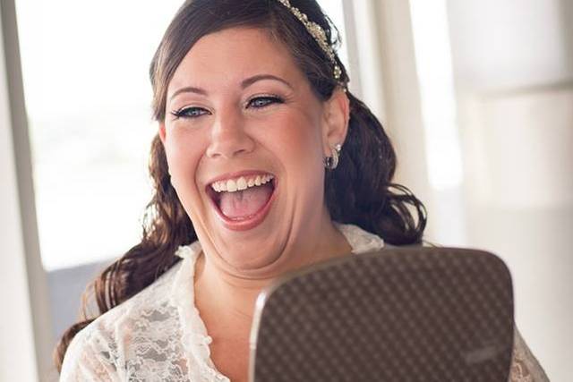Resa was so ecstatic with her makeup application and her face truly shows it!