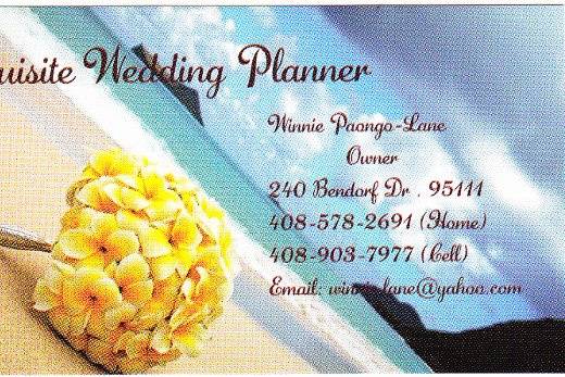 Esquisite Wedding Planner