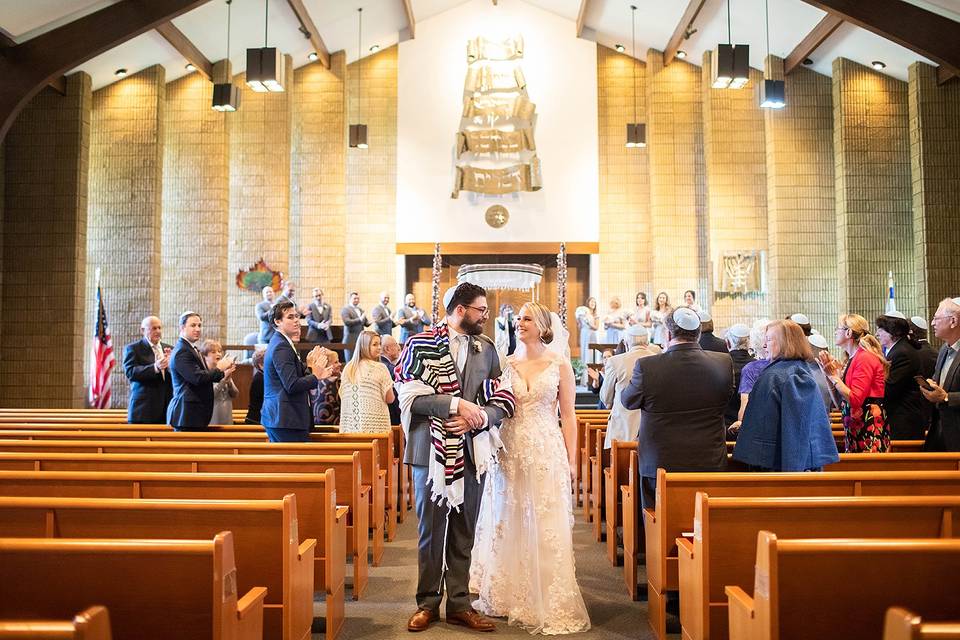 Walking down the aisle