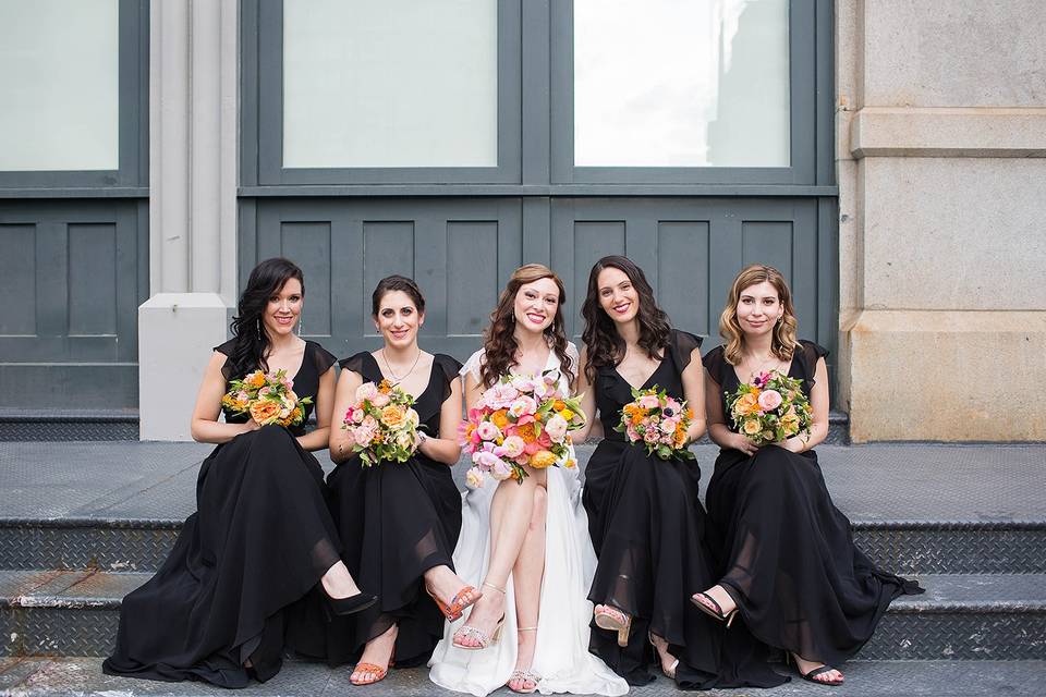 Bridesmaids in NYC