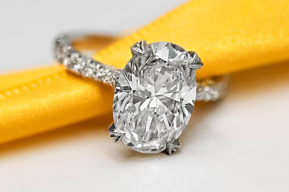 Sparkling diamond ring