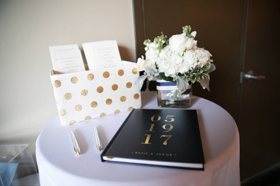 Guest Book Table