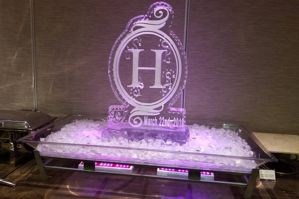 Ice Sculpture Monogram