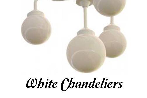 White Globe Chandelier