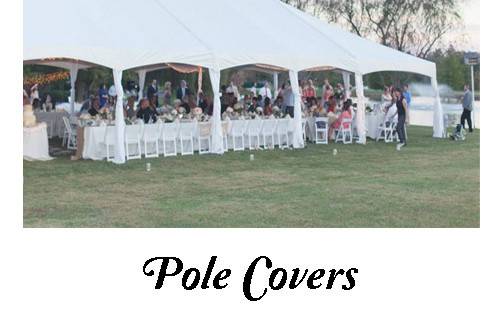 Frame Tent w/ pole covers
