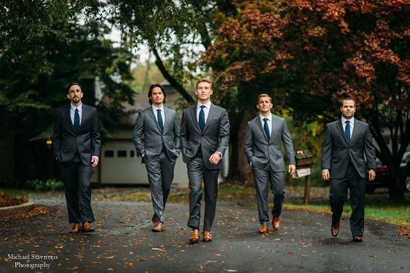 Groom and the groomsmen