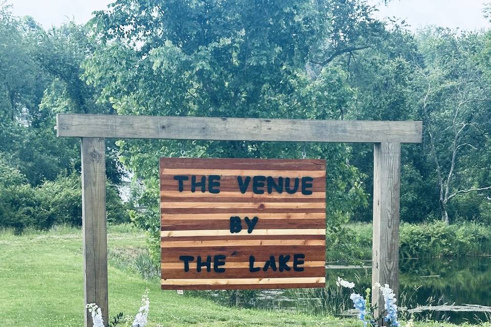 Venue sign