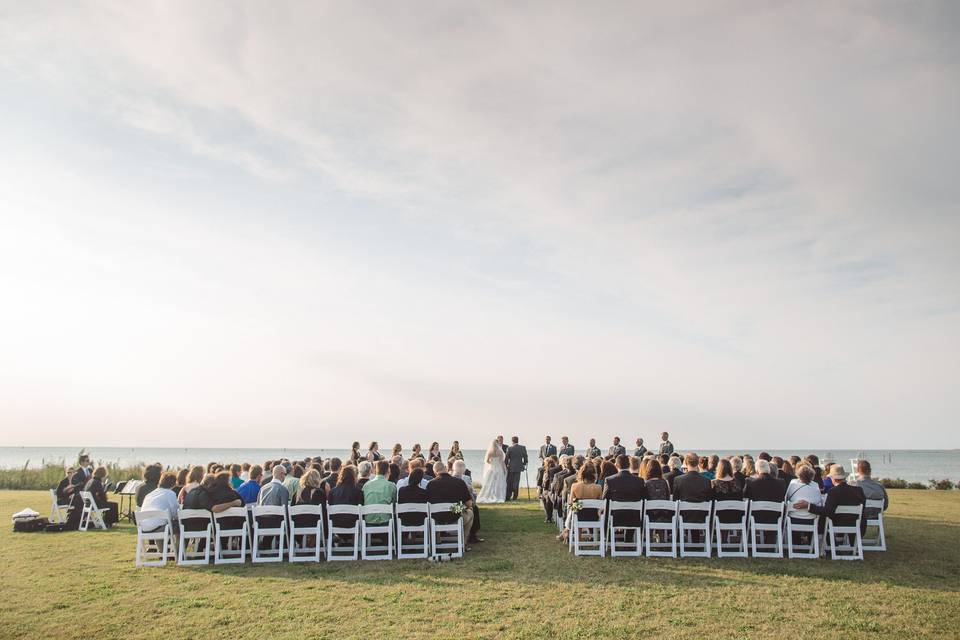 Beach wedding venue