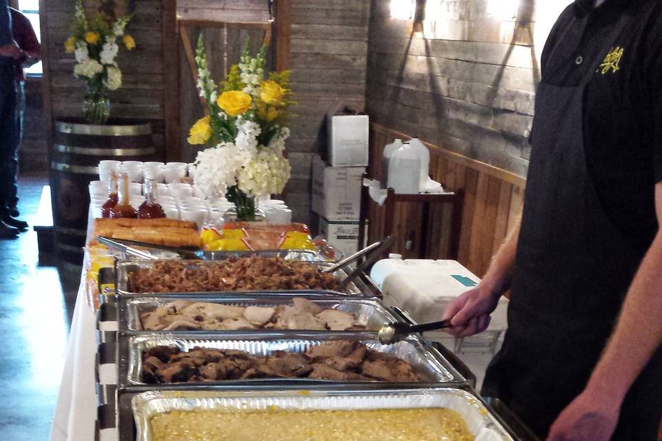 Buffet station